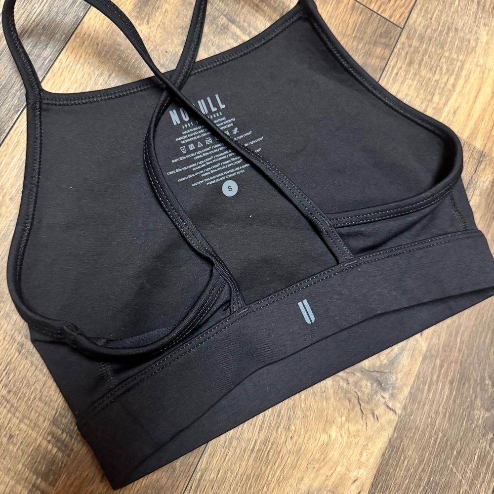 NOBULL Midnight Black Athletic Bra - Picture 3 of 5